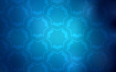 Dark BLUE vector pattern with bent lines.
