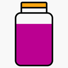 bottle of medicine