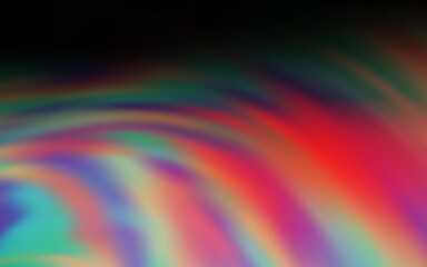 Dark Red vector background with wry lines.