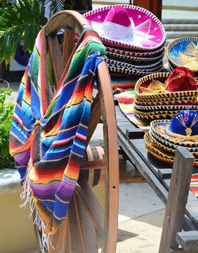 Sombrero and poncho