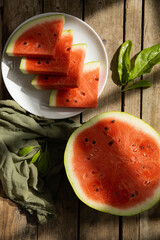 Summer! Sweet and juicy watermelon. Food photo appetizing photo of watermelon. red tasty, juicy watermelon