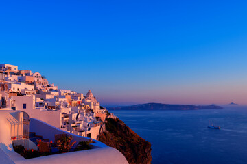 Obraz premium Before sunset in Fira