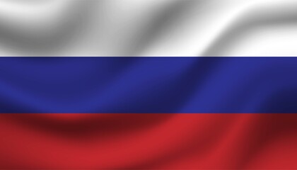 Happy Russia day background template.