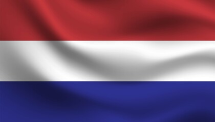 Flag of Netherland background template.