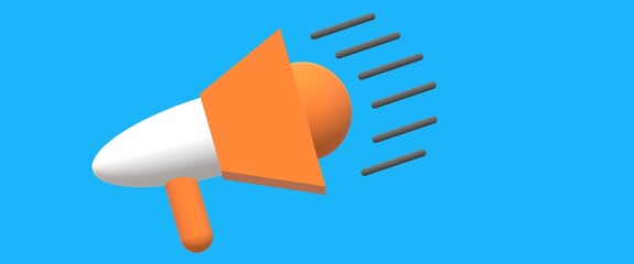 megaphone advertisement announcement