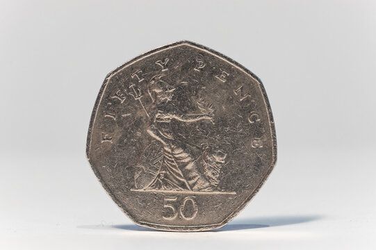 50p 50 pence piece tails