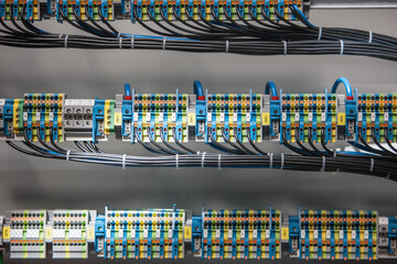 Elektrische Anlage im Aufbau