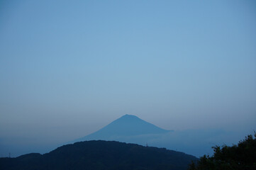 静岡県富士川からの富士山