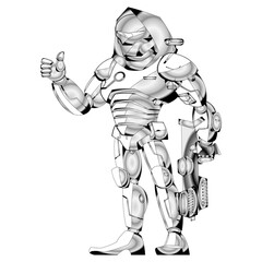 Artificial intelligence Robot innovation technology science  
