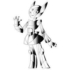 Artificial intelligence Robot innovation technology science  
