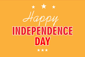 Fototapeta premium Fourth of July Independence Day. Happy independence day card or banner