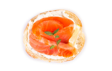 Mini salmon sandwiches