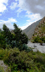 Fototapeta premium rivers on the roads of peru 