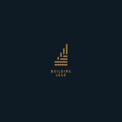 Fototapeta premium Abstract Buildings Logo. Real Estate Logo. Apartment Logo. Architecture, Resort and Creative House Logo.