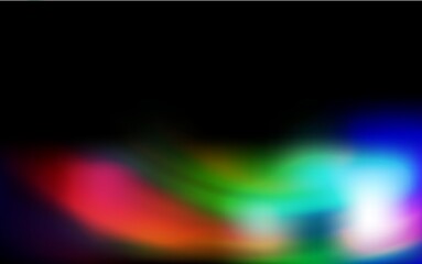 Dark Multicolor vector blurred shine abstract texture.