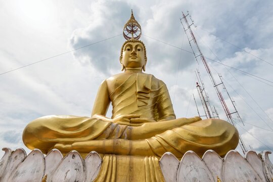 Budda statue in Tiger Cave Temple Wat Tham Seua Krabi Thailand