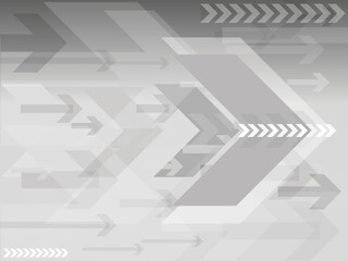 A background banner with a grey, gray, arrows . 