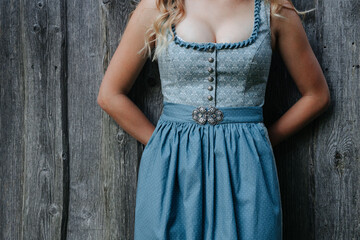 Fototapeta premium Traditional Bavarian dress called Dirndl