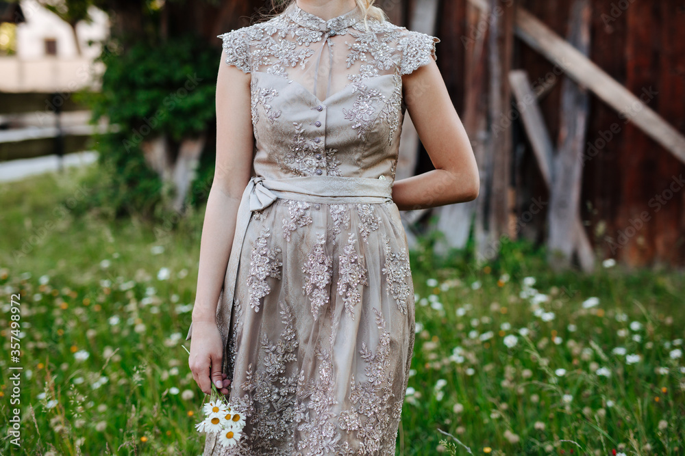 Wall mural Traditional Bavarian dress called Dirndl