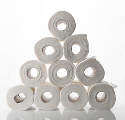 Toilet Paper Pyramid - Forward