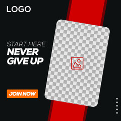 Gym modern social media sale banner