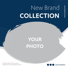 Sale Shopping Social media template Facebook Instagram vector post
