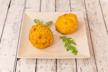 Colombian stuffed potato