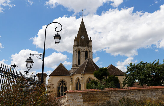 Saint Maclou Catholic church located in Conflans Sainte Honorine city, Parisian region.