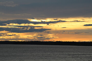 Skies over water