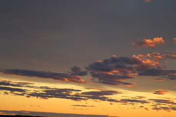Skies over water