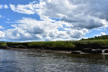 Scenic View of Tidal Marsh in Norwell