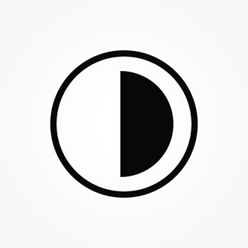 setting dark mode icon vector illustration