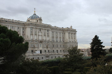 Obraz premium Royal Palace called Palazio Real in Madrid, Spain.