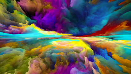Fototapeta na wymiar Colorful Dreamland