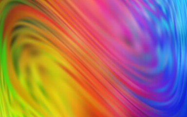 Obraz premium Lekki wielokolorowy wektor kolorowe rozmycie tła.