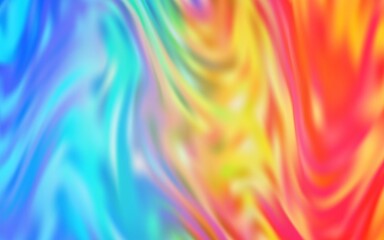 Obraz premium Jasnoniebieski, żółty wektor niewyraźne połysk streszczenie tło.