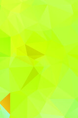 Vivid light Green vector Low poly crystal background. design pattern illustration