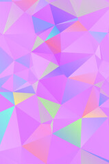 Purple vivid polygonal abstract background