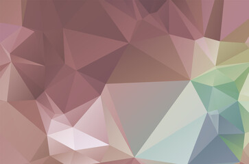 Fototapeta premium Dark Multicolor vector texture with colored Low Poly background Decorative vector