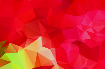 Abstract red geometric background for design