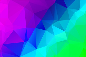 Fototapeta na wymiar Geometric designs. Vector, multicolor geometric background. Triangles, vivid in the style of cubism