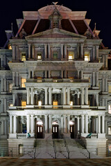 Obraz premium Eisenhower Executive Office Building, federal government building occupied by the Executive Office of the President in Washington D.C.
