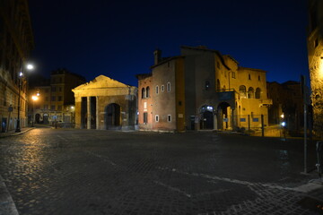 Fototapeta na wymiar Roma Borgo di Ottavia Ghetto Ebraico