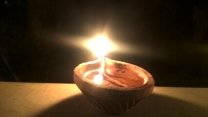 candle in the dark