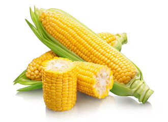 カットしたとうもろこし