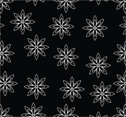 Seamless Flower Pattern - Textile - Wallpaper - Background