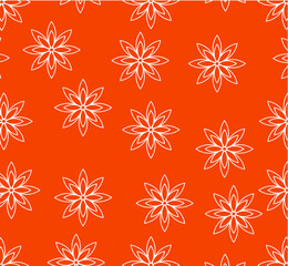 Seamless Flower Pattern - Textile - Wallpaper - Background