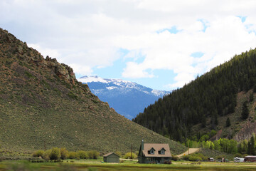 Beautiful Rocky Mountains in Colorado