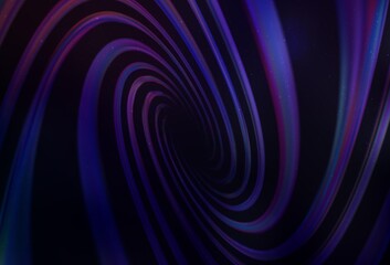 Fototapeta premium Dark Purple vector texture with milky way stars.