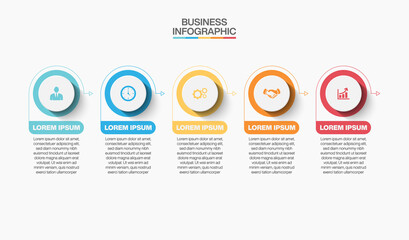Business data visualization. timeline infographic icons designed for abstract background template milestone element modern diagram process technology digital marketing data presentation chart Vector